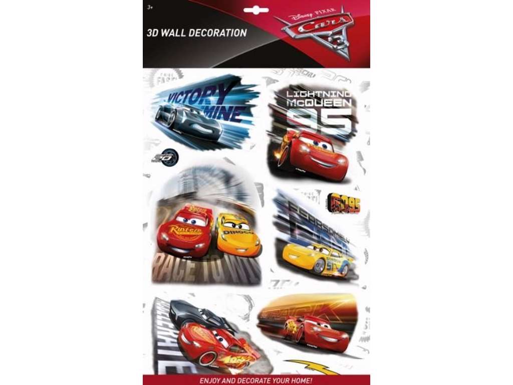 Biler 3 - Vægdekorations klistermærker