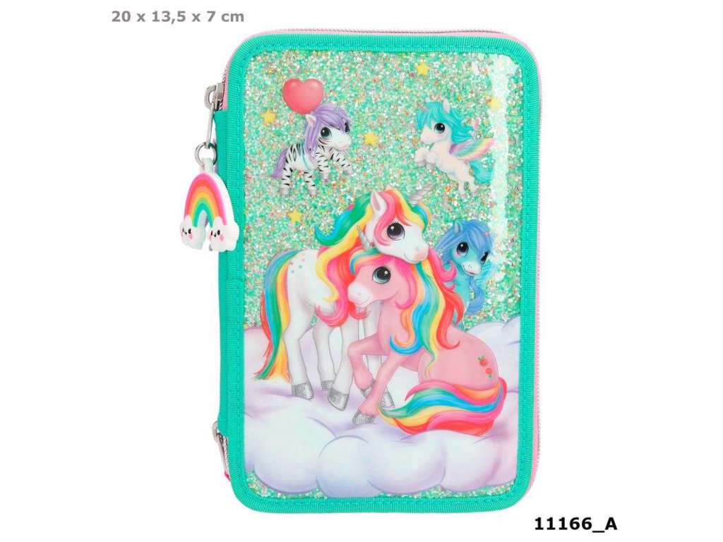 Ylvi & the Minimoomis trippel penalhus med enhjørninge