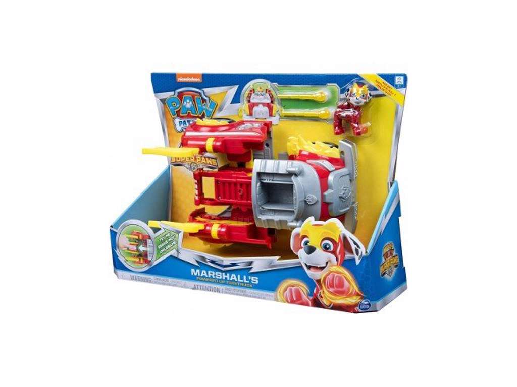 Paw Patrol Mighty Pups Super Paws - Marshalls Powered Up Cruiser