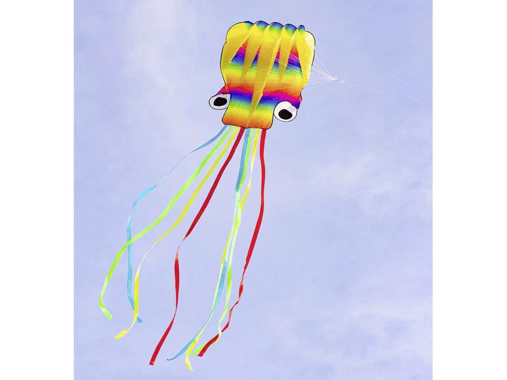 Regnbue blæksprutte-drage