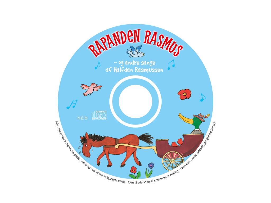 Rapanden Rasmus og andre sange af Halfdan Rasmussen med CD