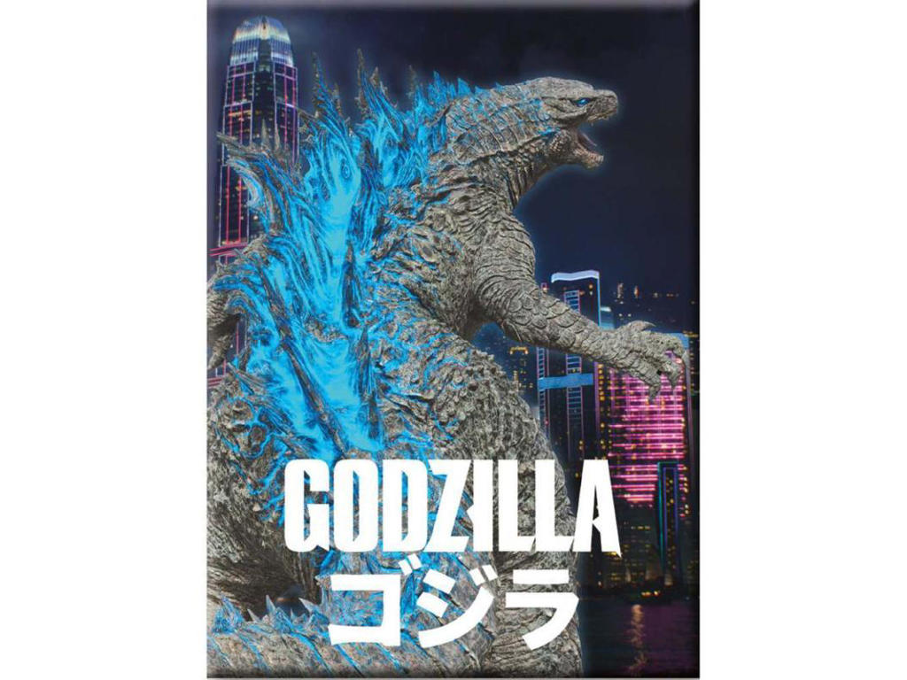 Godzilla Vs Kong City Godzilla Flad Magnet 6.5x9 cm