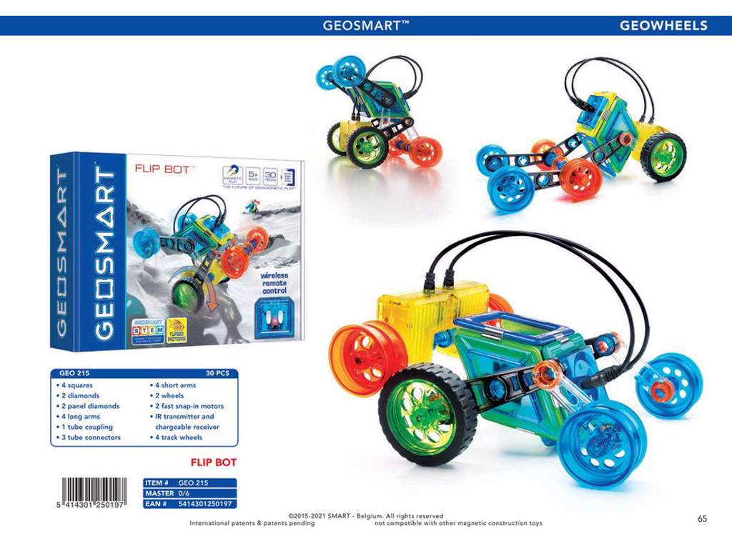 GeoSmart: FlipBot (Nordic) - brætspil fra Smart Games