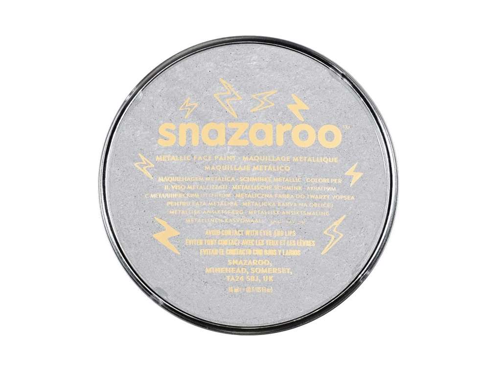 Snazaroo Sølv ansigtsmaling - 18 ml