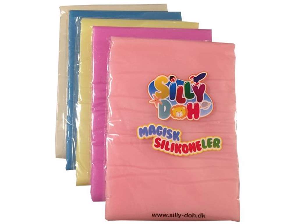 Silly Doh 500 g - glow-in-the-dark pink