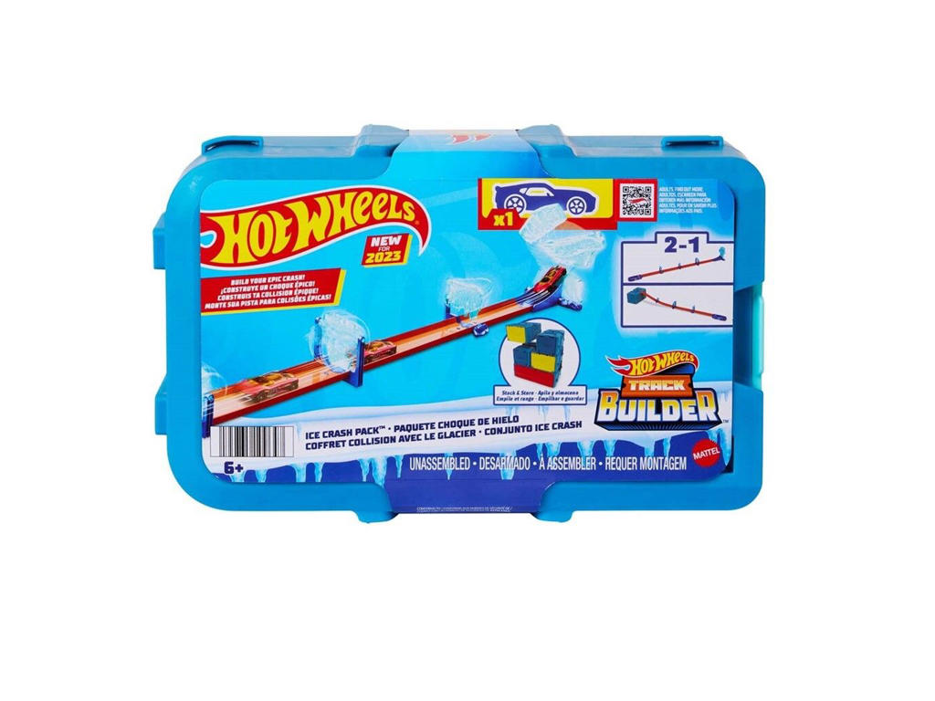 Hot Wheels Track Builder Ice Crash Pack