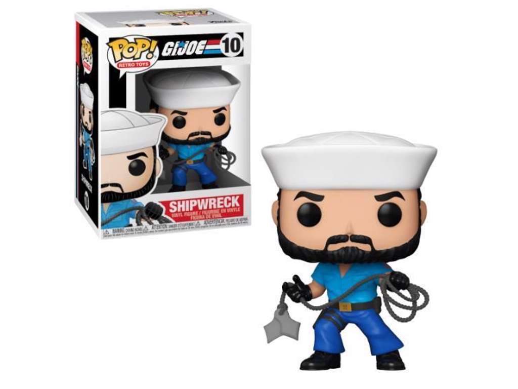 G.I. Joe POP! vinyl figur af Shipwreck på 9 cm