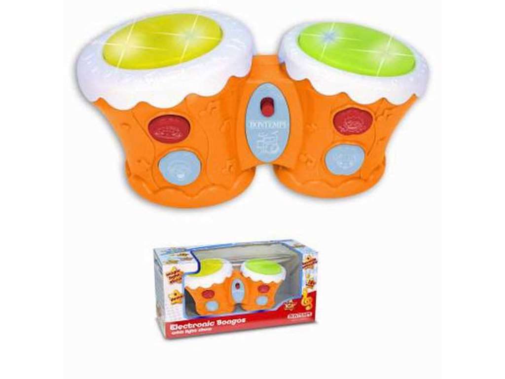 Elektriske Bongotrommer med lys