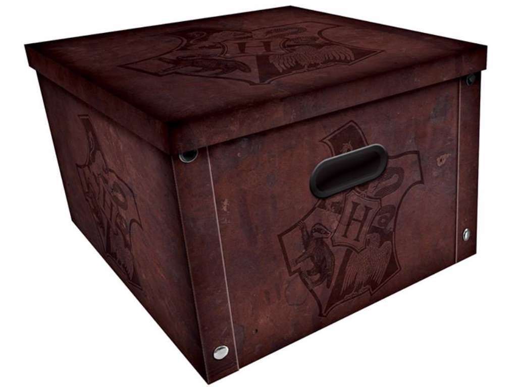 Hogwarts Foldbar Opbevarings kasse med låg fra Harry Potter