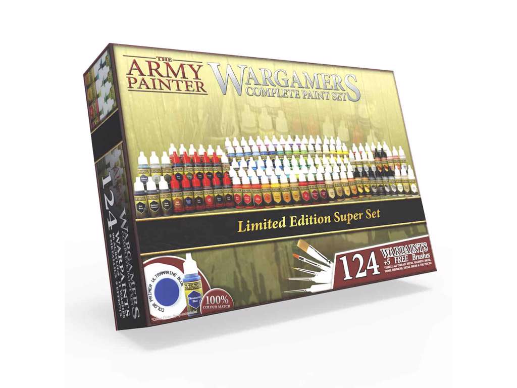 Wargamers Complete Paint Set, Limited Edition - Malersæt fra The Army Painter (124 malinger)