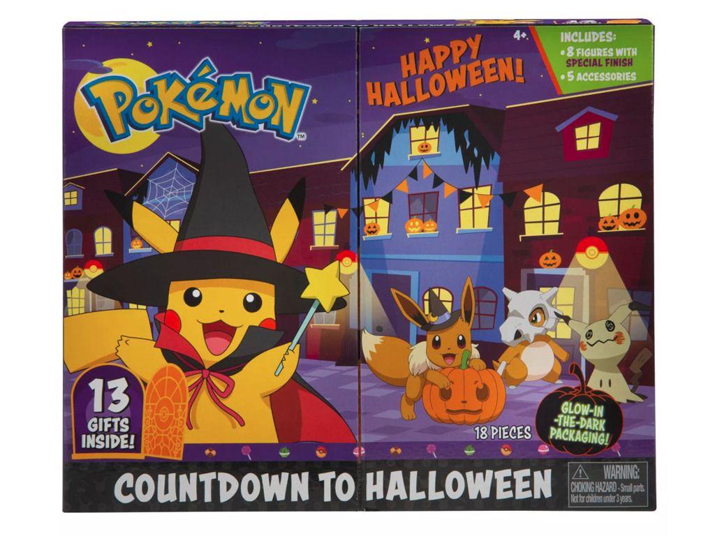 Pokémon Halloween Countdown / kalender 2021 - 13 låger