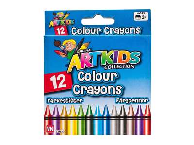 12 farvekridt fra Artkids