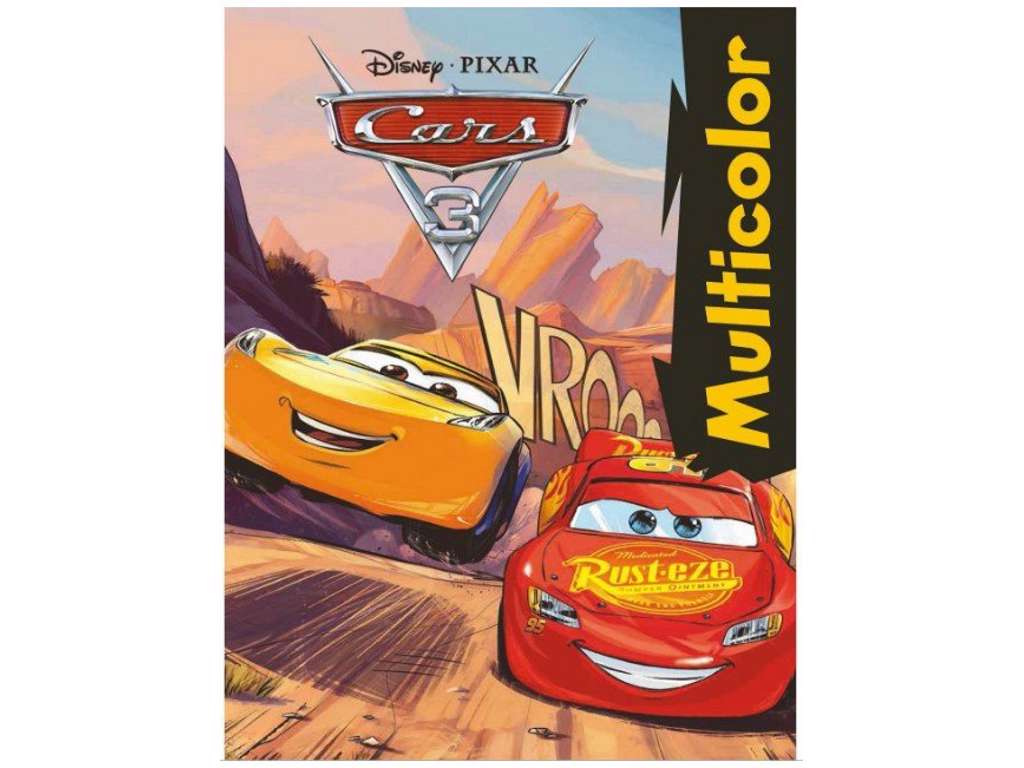 Disney/Pixar Cars 3 Wroom malebog fra multicolor på 16 sider