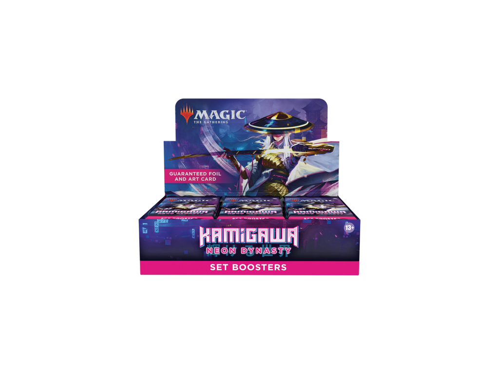 Magic the gathering: Kamigawa Neon dynasty Set booster display