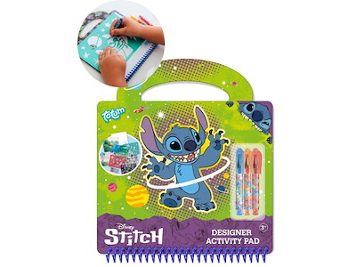 Stitch aktivitetsbog m/spiralbind & pen +3år