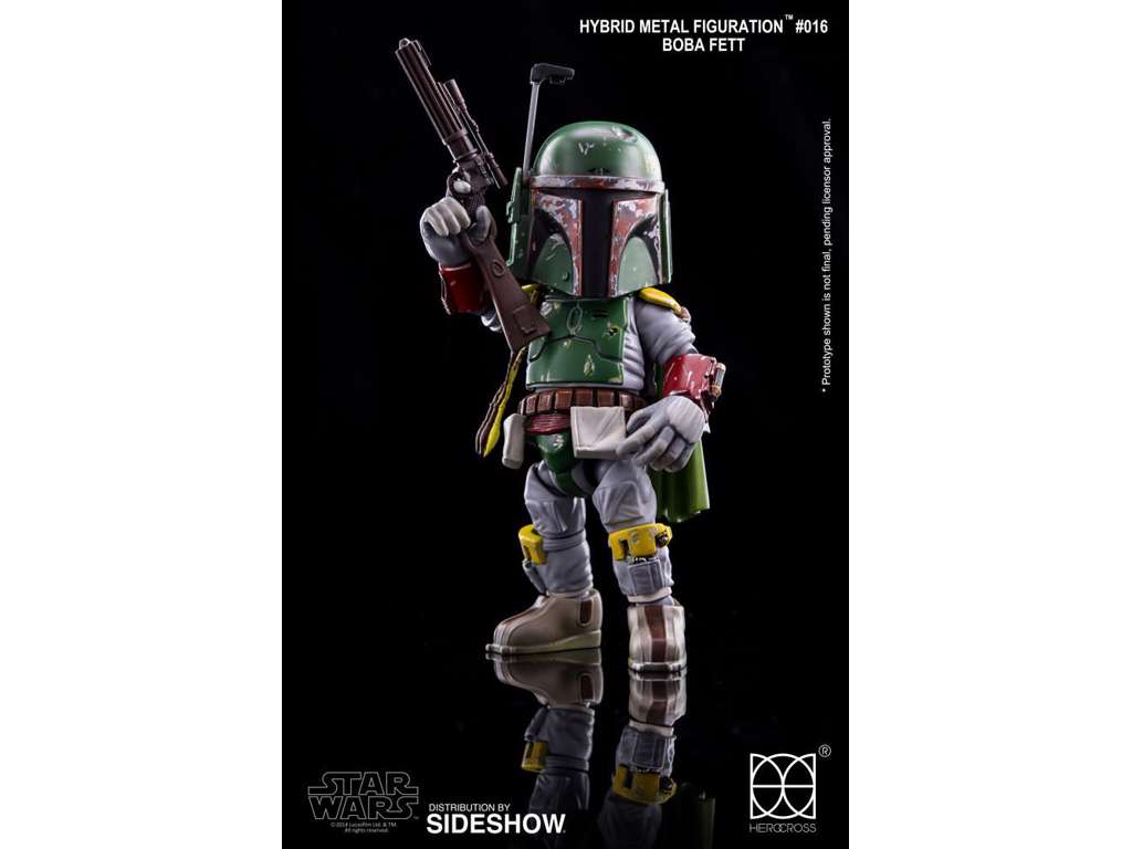 Star Wars Hybrid Metal Action Figure Boba Fett på 15 cm