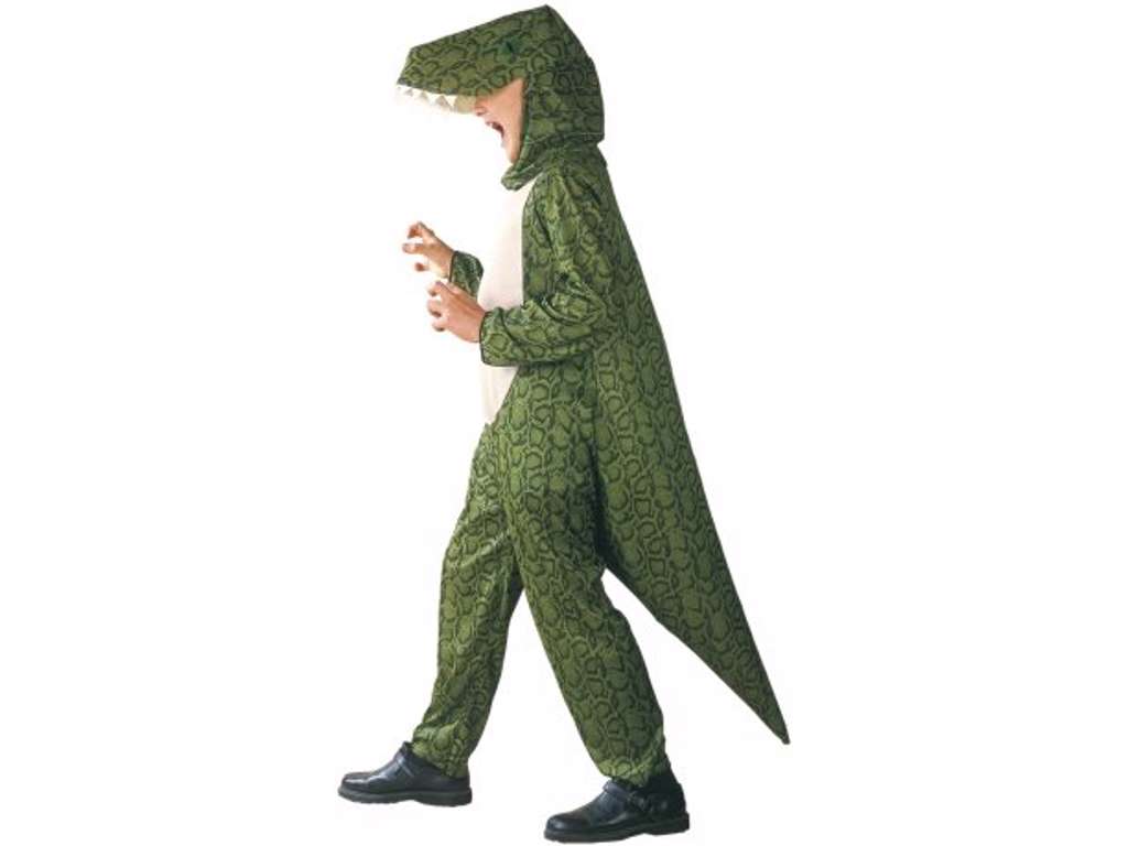 Dinosauer kostume størrelse 110-116 fra Joker