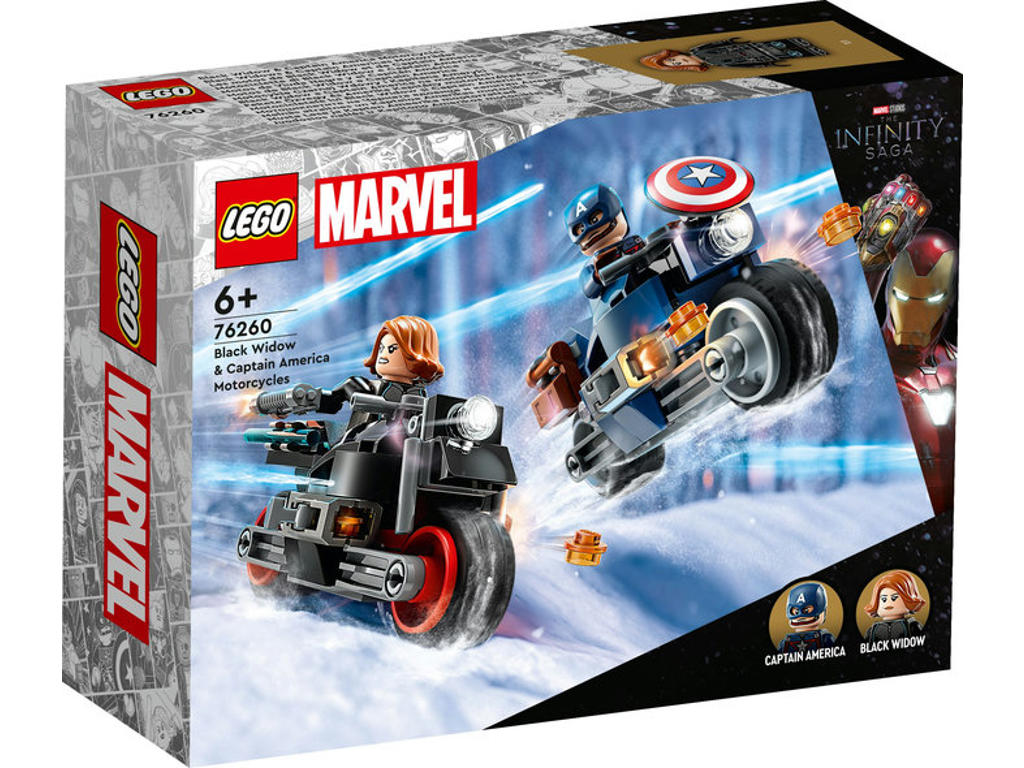 LEGO Super Heroes Marvel - Black Widow og Captain Americas motorcykler - 76260