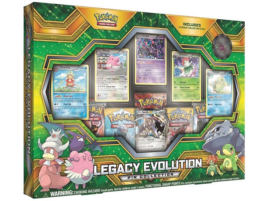 Pokémon Legacy Evolution Pin Collection