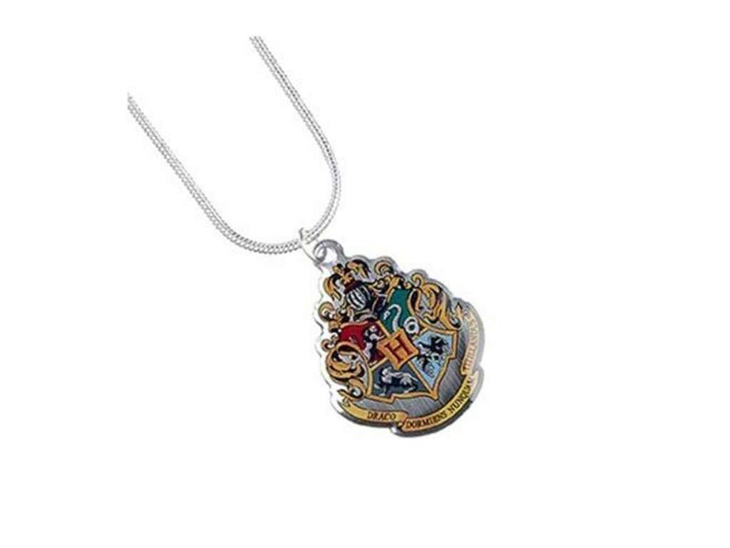 Harry Potter Pendant Necklace / Halskæde (silver plated) - Hogwarts