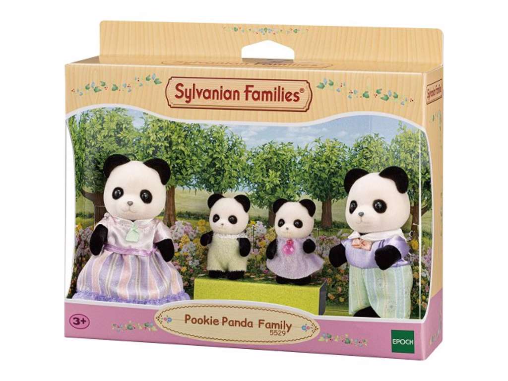 Pookie panda familie fra Sylvanian Families - 5529
