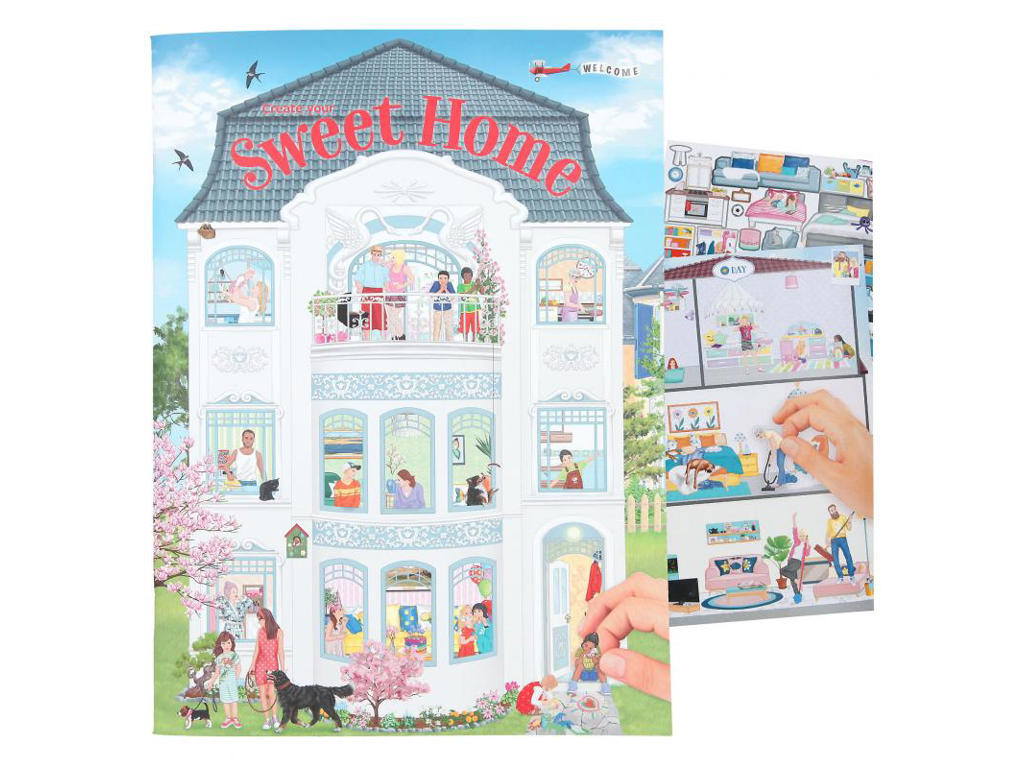 Lav dit eget hjem - Klistermærke-og aktivitetsbog