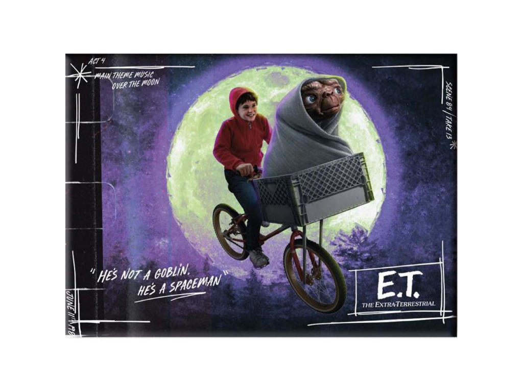 E.T. bike flat magnet 6.5x9cm