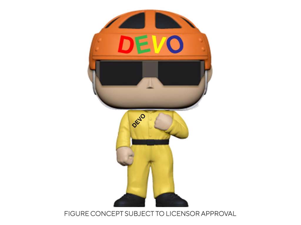 Devo POP! Rocks Vinyl Figure Satisfaction (Yellow Suit) 9 cm
