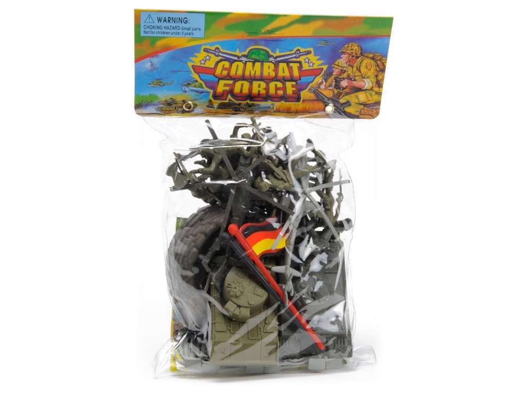 Militærlegesæt med soldater / køretøjer / legemåtte