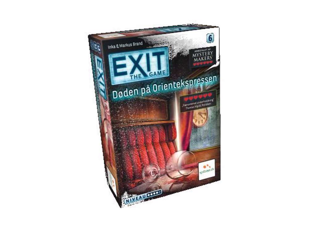 EXIT 6: Døden På Orientekspressen - brætspil fra Lautapelit 
