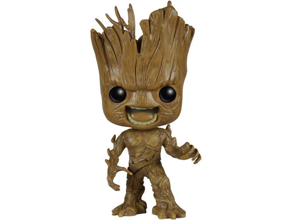 Guardians of the Galaxy POP! vinyl bobble-head af Angry Groot på 10 cm