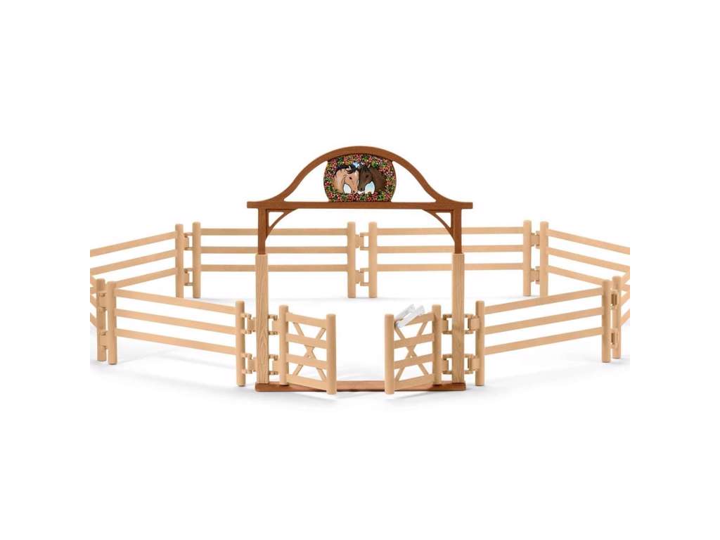 Hestefold med port fra Schleich - 42434