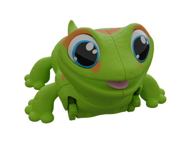 Animagic: Let's Go Gecko elektronisk kæledyr - Grøn