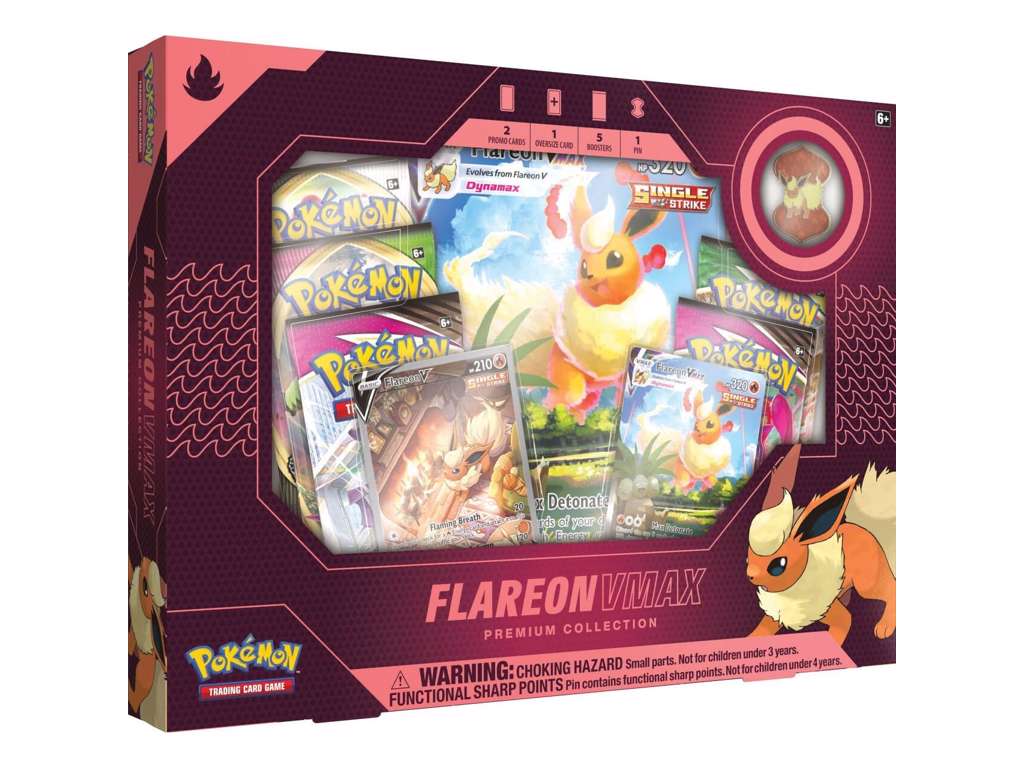Pokemon VMAX Box: Flareon VMAX Premium Collection