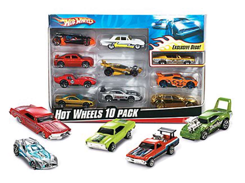 Hot Wheels - 10 biler