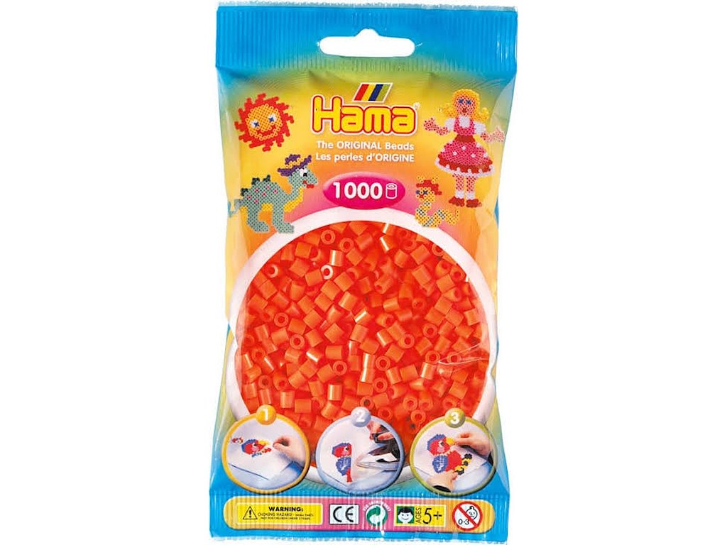 Hama Midi Perler – 1.000 stk. – Orange