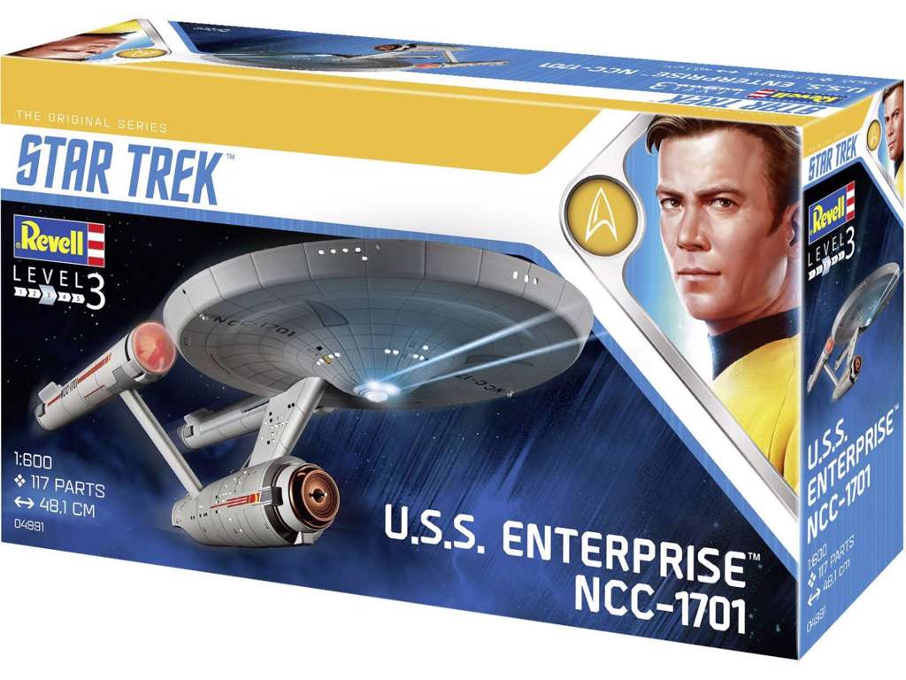 Original series U.S.S Enterprise NCC-1701 model fra Revell