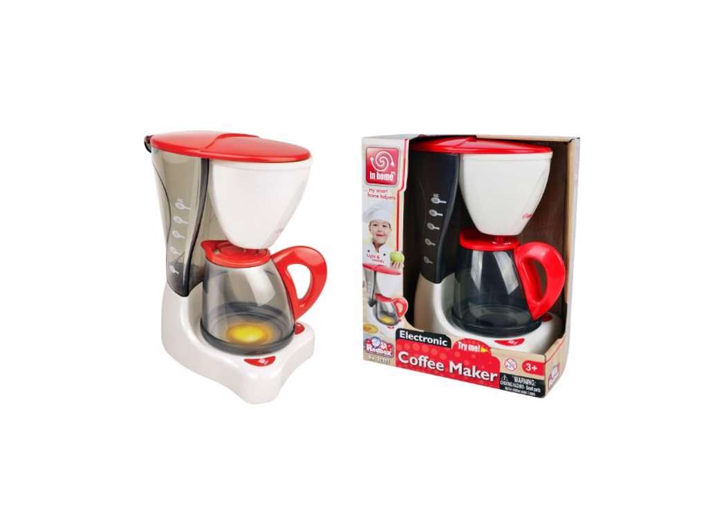 Kaffemaskine med lys og lyd på 23 cm fra Redbox