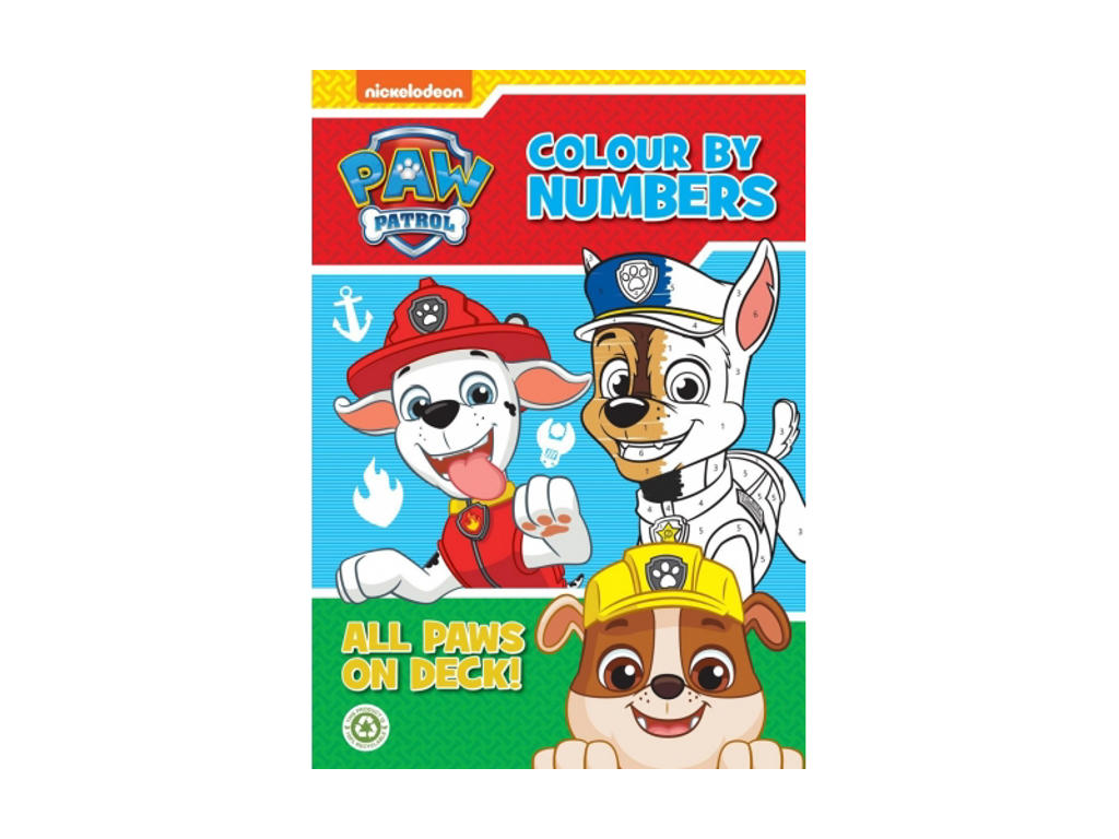Paw Patrol - Mal efter tal malebog