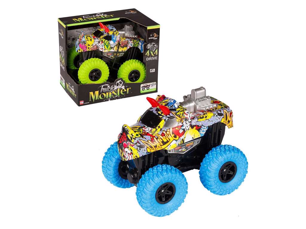 Mega monster truck med grafitti motiv fra Speedcar