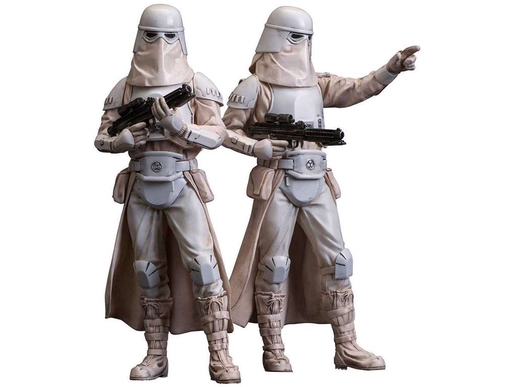 Star Wars statue 2 pak af Snowtrooper på 18 cm
