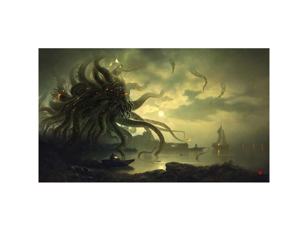 Magic the Gathering playmat - Kraken Wargames: Dark Shoggoth