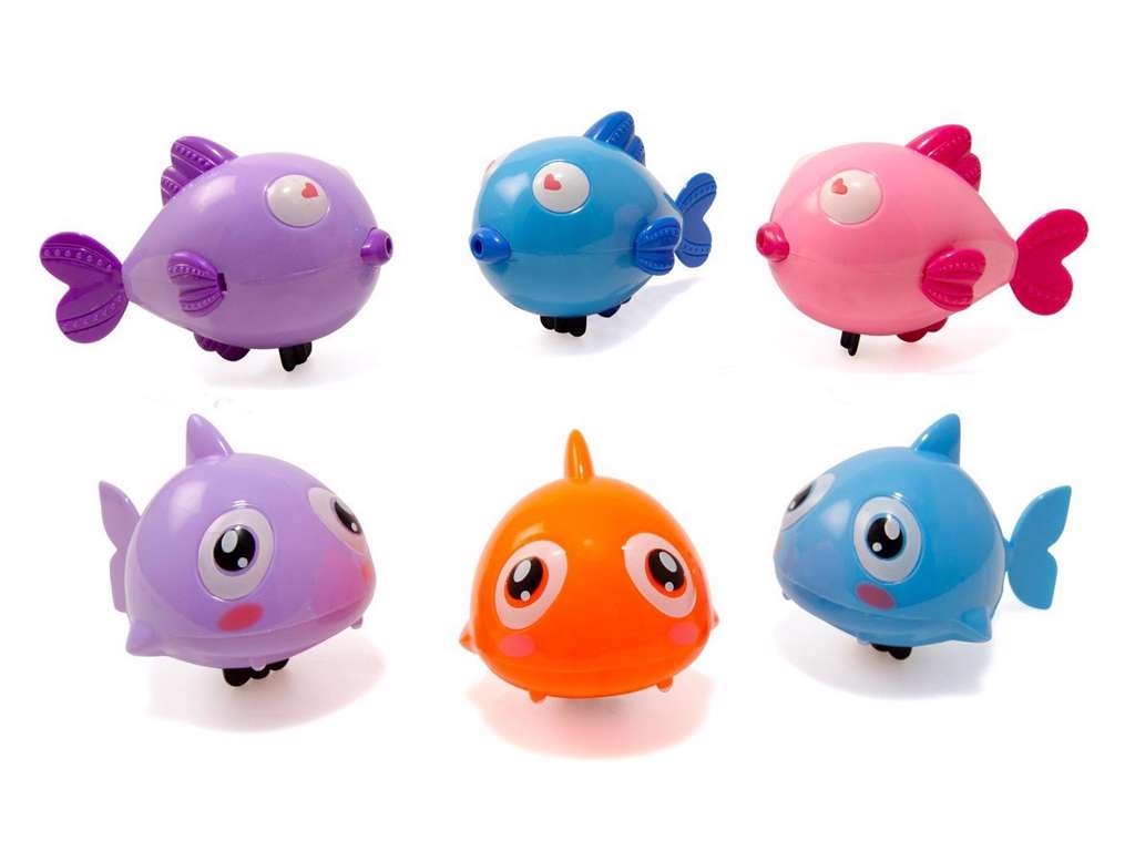 Træk op badedyr - fisk