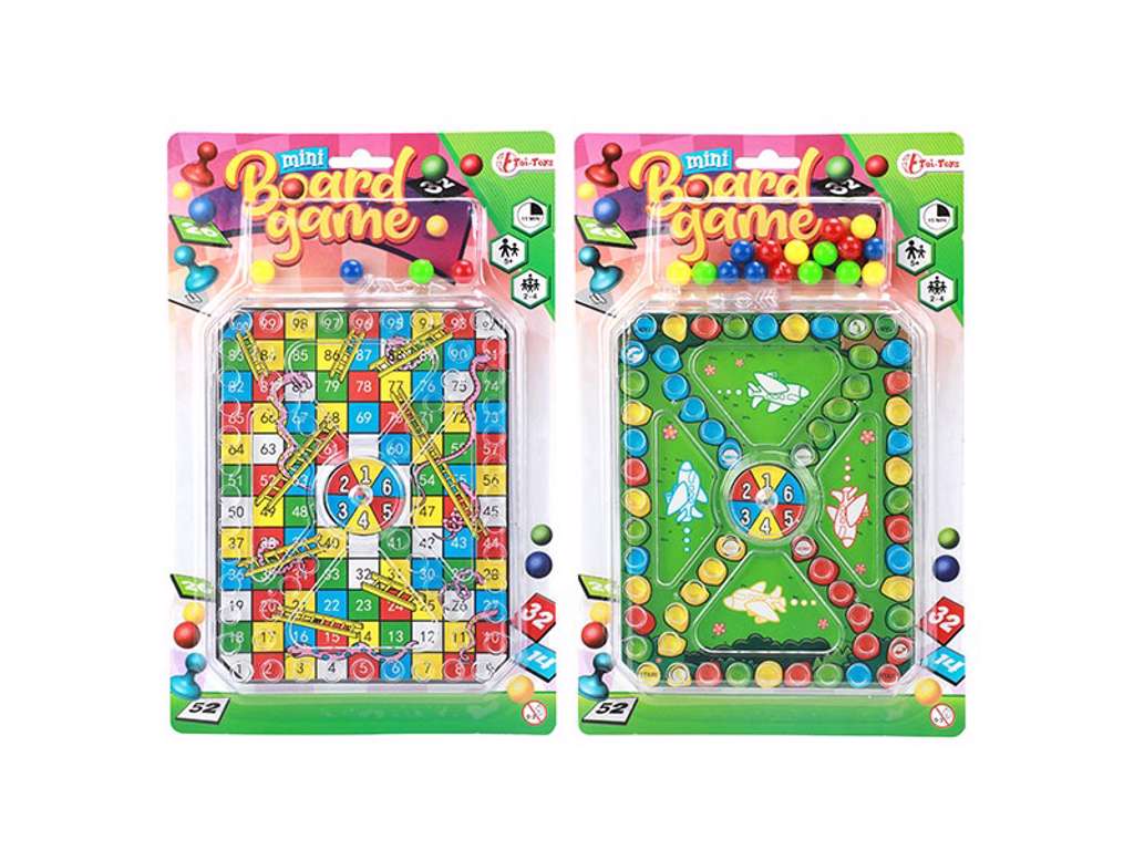 Mini board game Ladder eller Ludo 2 varianter