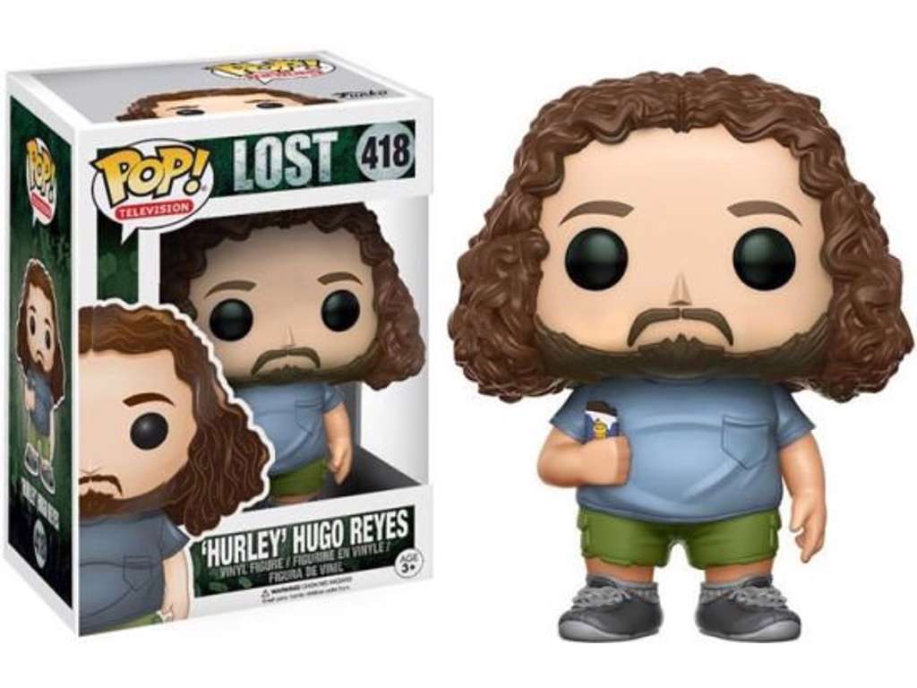 Lost POP! vinyl figur af Hurley Hugo Reyes på 9 cm