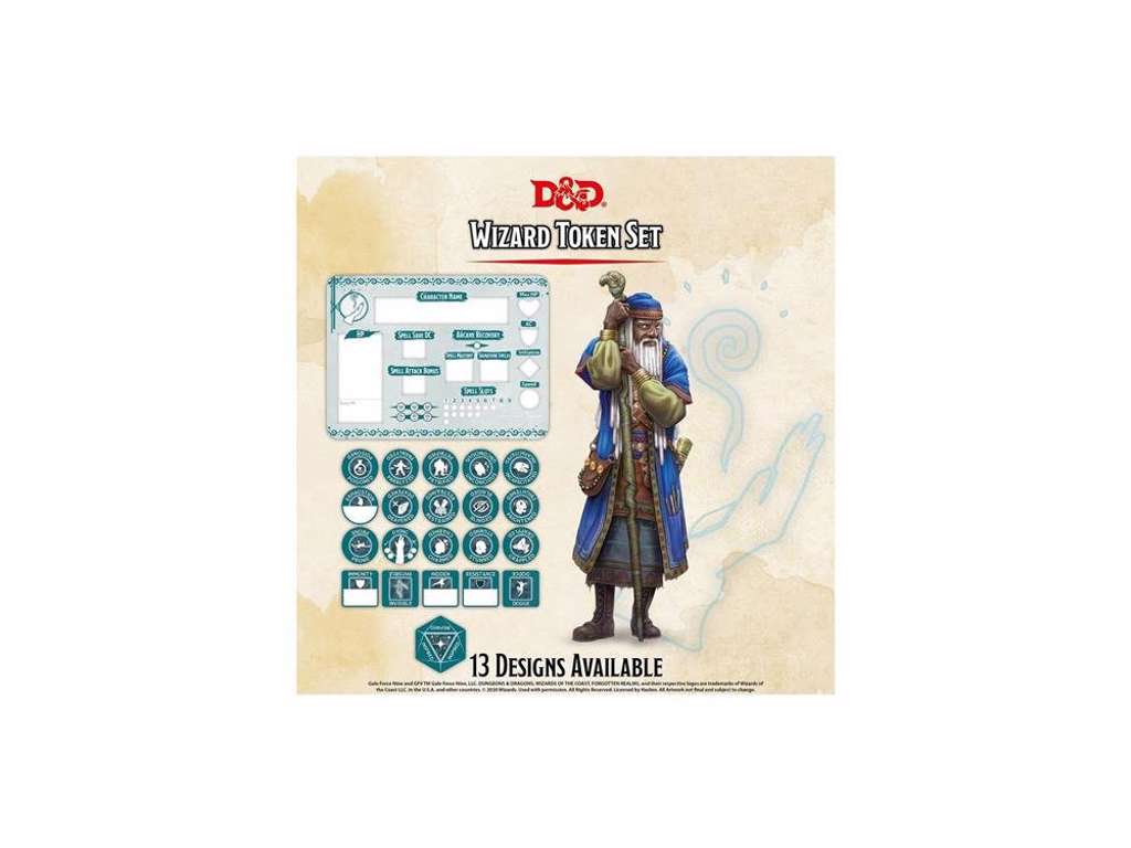 Dungeons & Dragons - Wizard Token sæt