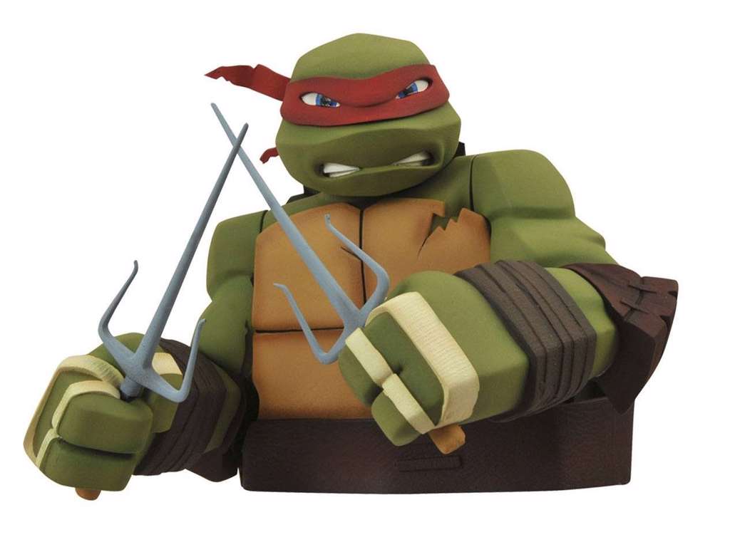 Teenage Mutant Ninja Turtles sparegris med Raphael på 20 cm