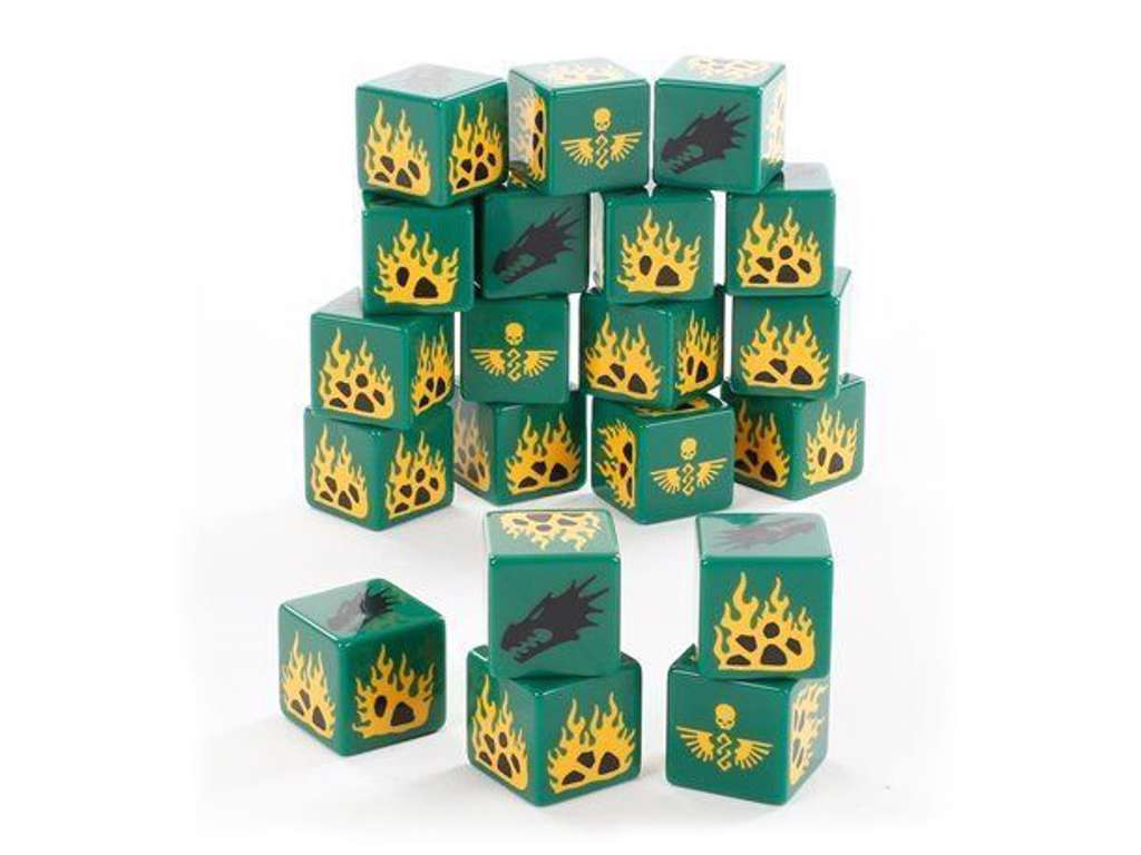 Salamanders Dice Set - 20 stk D6