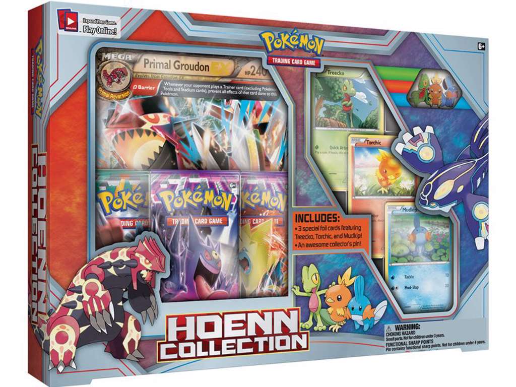 Pokémon The Hoenn Region Awaits box med kort.