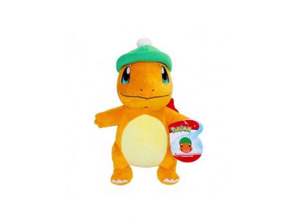 Pokémon Charmander bamse med kvasthue - 22 cm